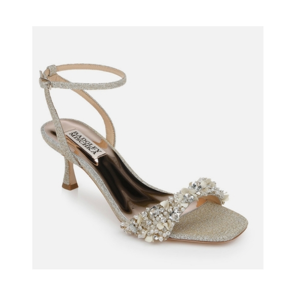 Badgley Mischka Shoes - NIB Badgley Mischka 'Telissa' Kitten Heel Sandal, 5.5